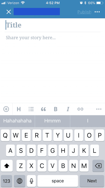 Mobile posts