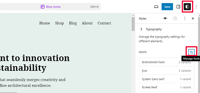 Managing fonts library in WordPress 6.5 Managing fonts library in WordPress 6.5
