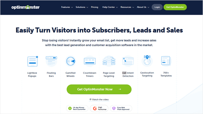 OptinMonster OptinMonster popup plugin