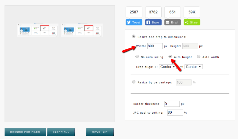 speed up image loading by changing image dimensions