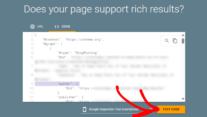 Test code Test code