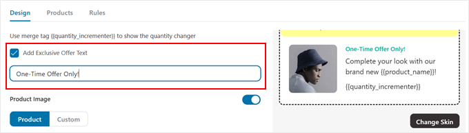 Adding an exclusive offer test in FunnelKit order bump