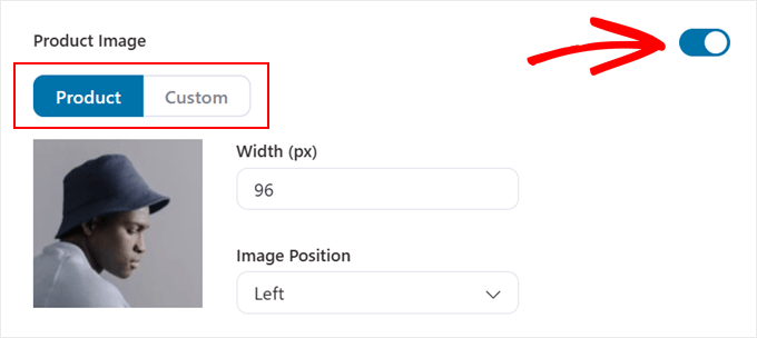 Adding a product image to the order bump in FunnelKit