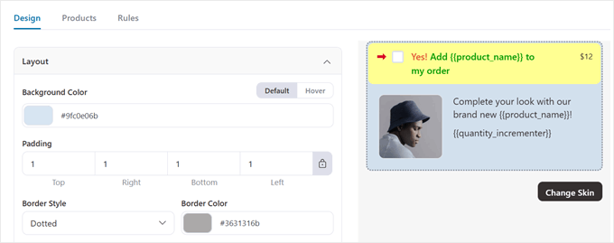 Customizing the order bump layout in FunnelKit