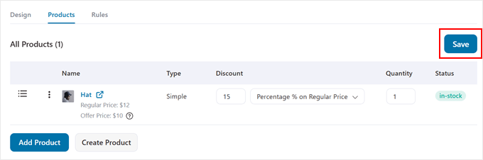 Saving the FunnelKit order bump discount