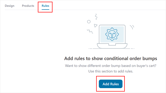 Adding a rule to the FunnelKit order bump