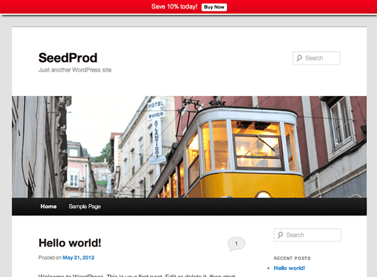 wordpress notification bar plugin
