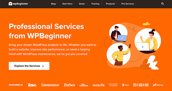 WPBeginner Pro Services WPBeginner Pro Services