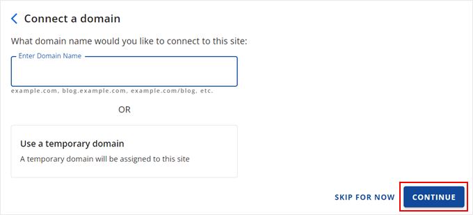 Connecting a new domain name to a website in Bluehost Connecting a new domain name to a website in Bluehost