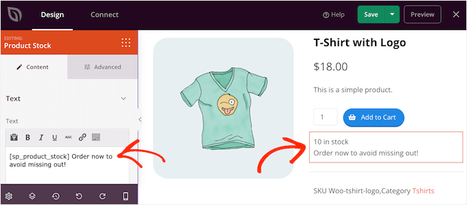 Adding your own messaging to an online store