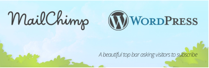 MailChimp top bar MailChimp top bar