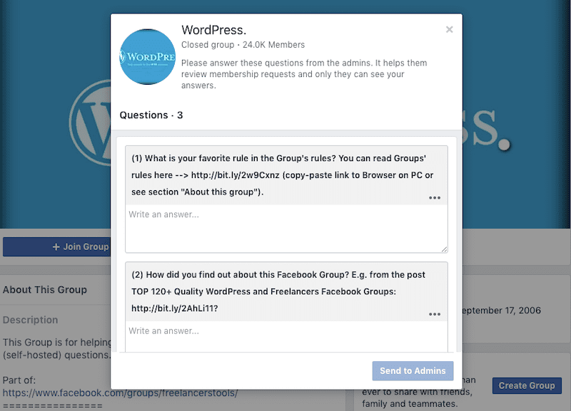 FB Questions