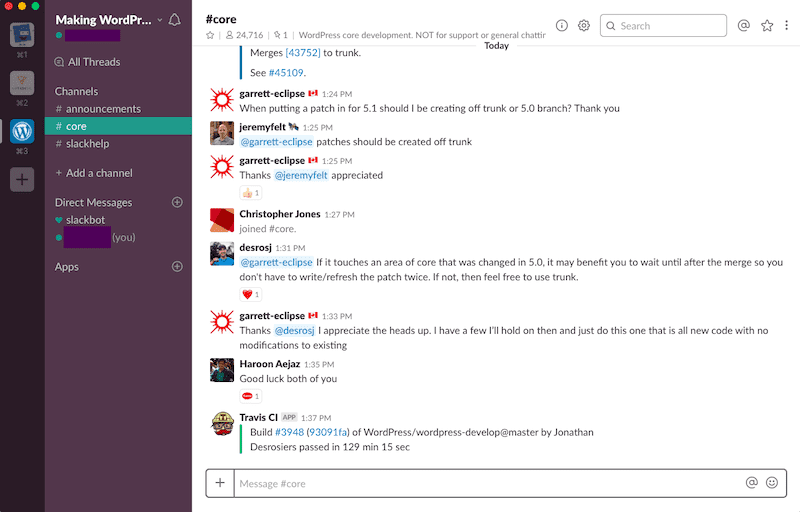 Making WordPress Slack