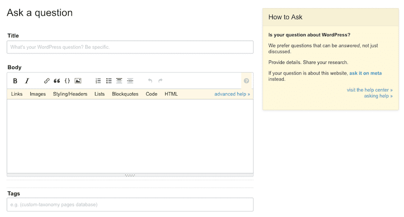 StackExchange Submit