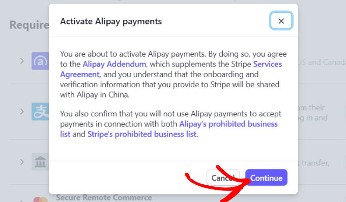 Activate alipay Activate alipay