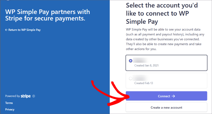 Connect Stripe to WP Simple Pay Connect Stripe to WP Simple Pay