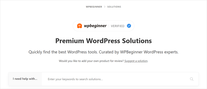 WPBeginner Solution Center WPBeginner Solution Center