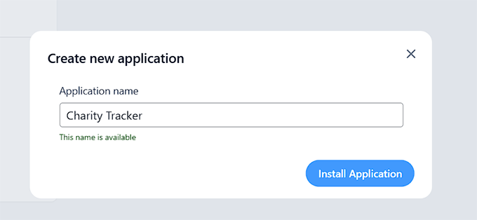 Add a name for your application in Formidable Forms Add a name for your application in Formidable Forms