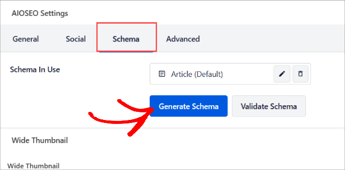 Generate-schema Generate-schema