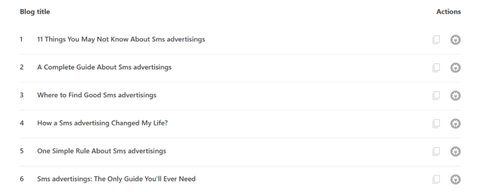 Blog title ideas Blog title ideas