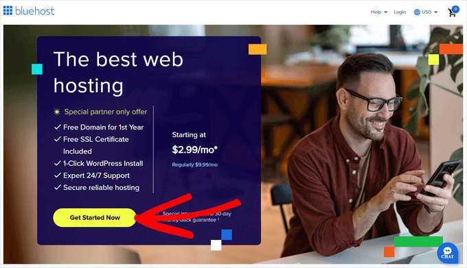 Bluehost offer for WPBeginner readers Bluehost offer for WPBeginner readers