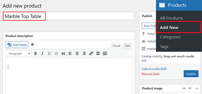 Add product title Add product title