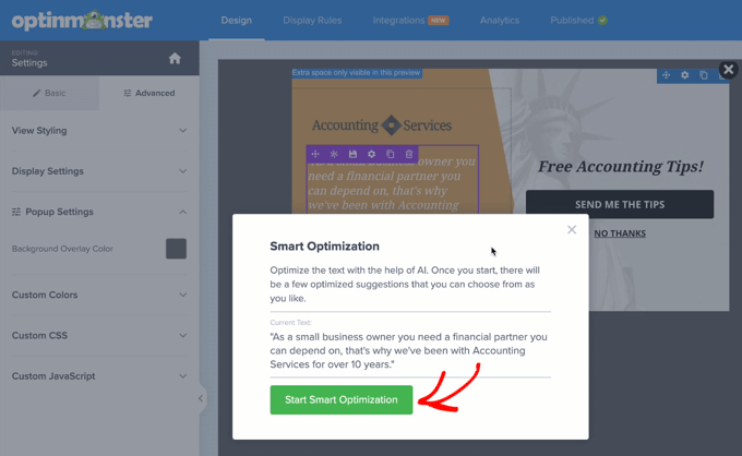OptinMonster Smart Suggestions OptinMonster Smart Suggestions