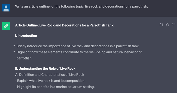 Asking ChatGPT to Create a Blog Outline Asking ChatGPT to Create a Blog Outline