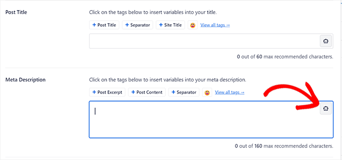 Generate article descriptions using AI Generate article descriptions using AI