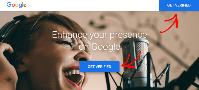 Click the 'Get Verified' Button Click the 'Get Verified' Button