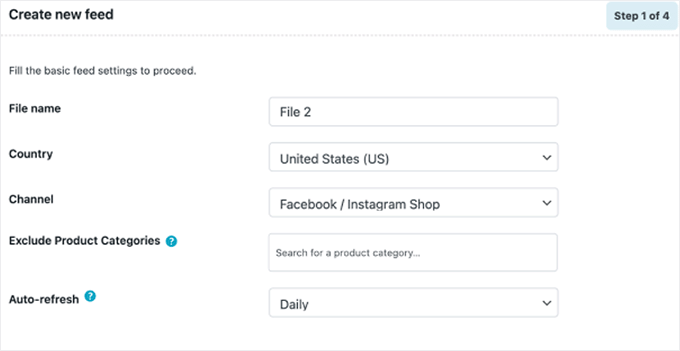 Create Instagram of Facebook product feed Create Instagram or Facebook product feed