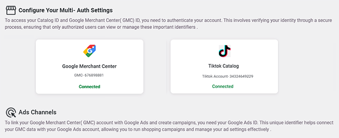 Connect Product Feed to TikTok and Google Connect Product Feed to TikTok and Google