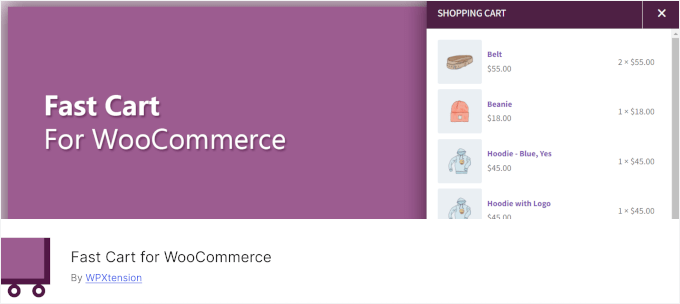 Fast Cart for WooCommerce