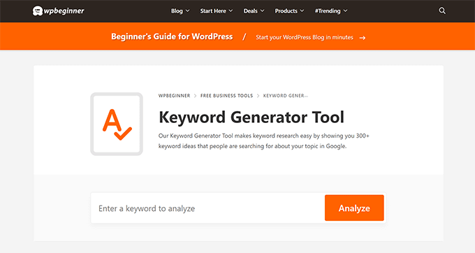 Keyword generator tool Keyword generator tool