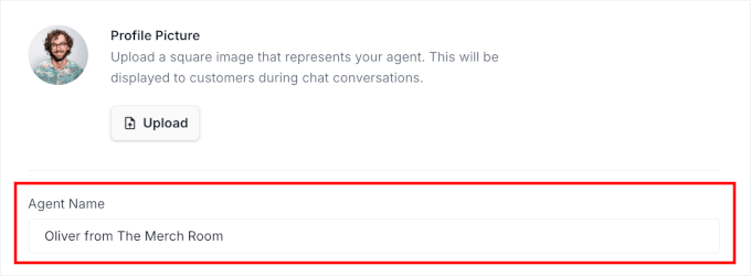 Adding the agent name as well as the business name Adding the agent name as well as the business name