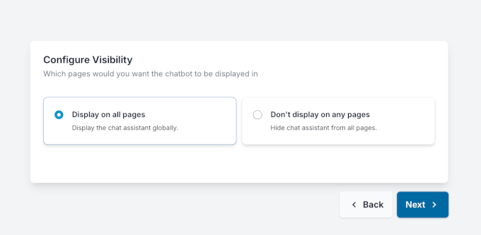 Configuring the WhatsApp click-to-chat visibility Configuring the WhatsApp click-to-chat visibility