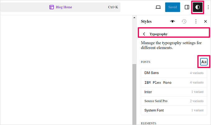 Launch Font Library Launch Font Library
