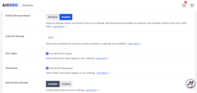 Creating a powerful and customizable sitemap using AIOSEO Creating a powerful and customizable sitemap using AIOSEO