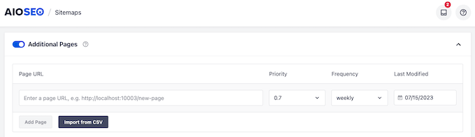 Adding external pages to a WordPress sitemap Adding external pages to a WordPress sitemap