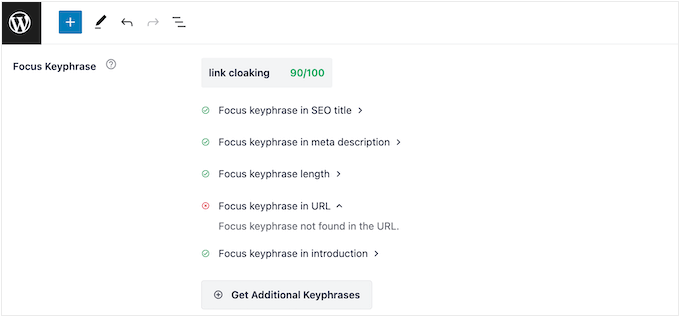 Adding a focus keyphrase or word to WordPress Adding a focus keyphrase or word to WordPress