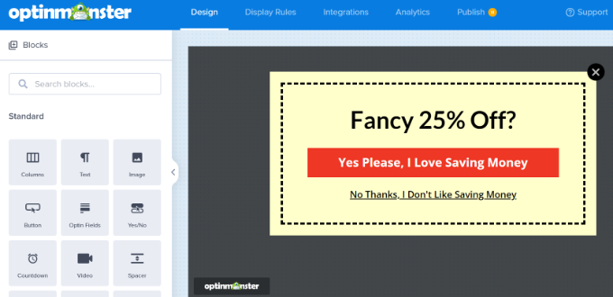 Editing the text on your WooCommerce coupon popup Edit your campaign template