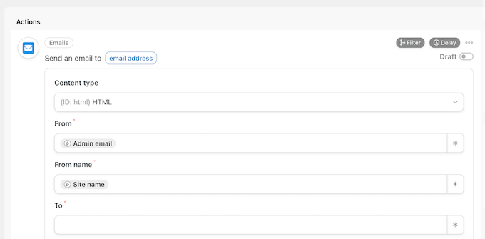 Automatically send emails using an Uncanny Automator recipe Automatically send emails using an Uncanny Automator recipe