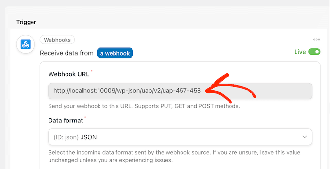 Getting a webhook URL Getting a webhook URL