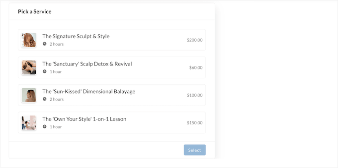 An example of a booking form, created using Sugar Calendar Bookings An example of a booking form, created using Sugar Calendar Bookings