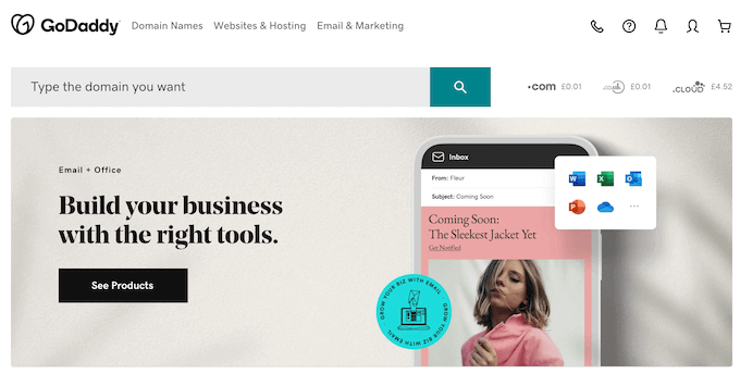 The GoDaddy website builder The GoDaddy website builder