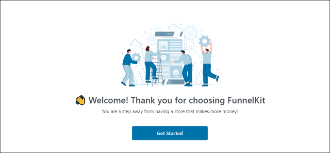 Start FunnelKit setup wizard Start FunnelKit setup wizard