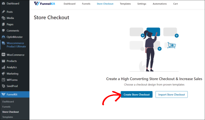 Create store checkout Create store checkout