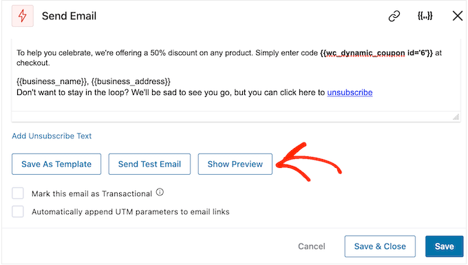 Previewing an automated birthday email in WooCommerce Previewing an automated birthday email in WooCommerce