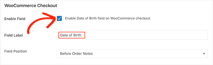 Adding the birth date field to an online store's checkout page Adding the birth date field to an online store's checkout page