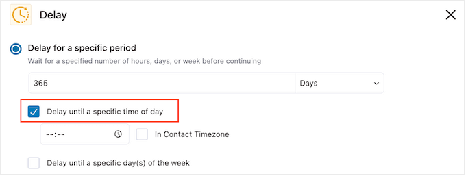 Adding delays to an automation workflow in WordPress Adding delays to an automation workflow in WordPress